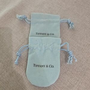 Tiffany & Co. Light Blue Jewelry Pouches - Set Of 2